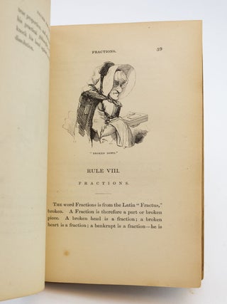 THE COMIC ENGLISH GRAMMAR; A NEW AND FACETIOUS INTRODUCTION TO THE ENGLISH TONGUE. [and] THE COMIC LATIN GRAMMAR; A NEW AND FACETIOUS INTRODUCTION TO THE LATIN TONGUE. [with] [FORRESTER, ALFRED HENRY, Attributed to]. COMIC ARITHMETIC.