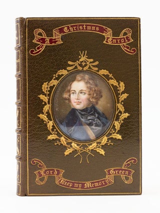 THE CHRISTMAS BOOKS: A CHRISTMAS CAROL; THE CHIMES; THE CRICKET ON THE HEARTH; THE BATTLE OF. CHARLES DICKENS, BINDINGS - COSWAY.