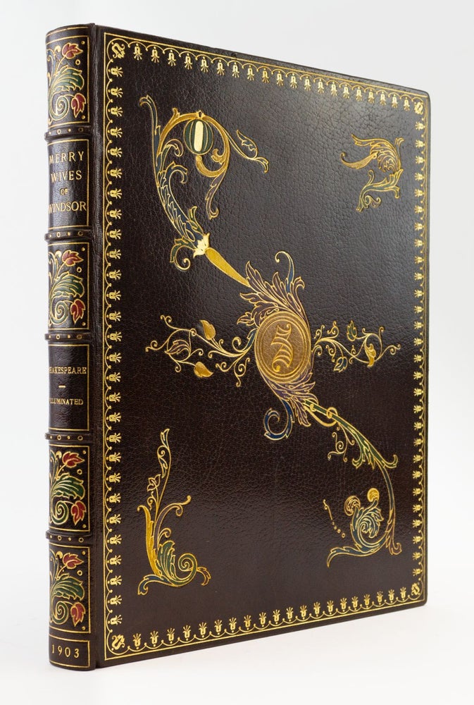 (ST18711) THE MERRY WIVES OF WINDSOR. VELLUM PRINTING, WILLIAM. JOHN H. TEARLE...