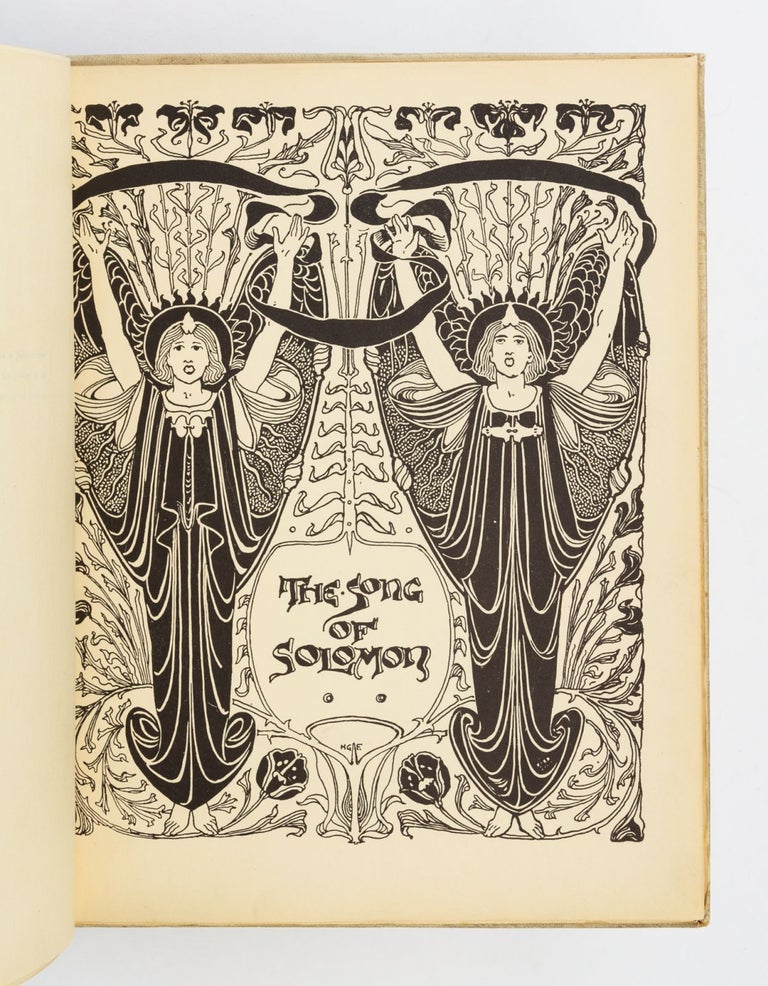 (ST18726) THE SONG OF SOLOMON. Publisher GUILD OF WOMEN BINDERS, H. GRANVILLE FELL