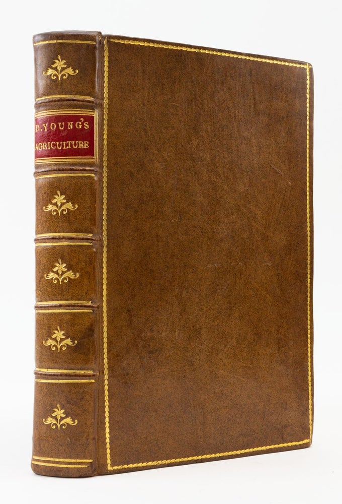 (ST19009) NATIONAL IMPROVEMENTS ON AGRICULTURE, IN TWENTY-SEVEN ESSAYS. BINDINGS - JAMES COLQUHOUN OF LUSS LIBRARY, DAVID YOUNG.