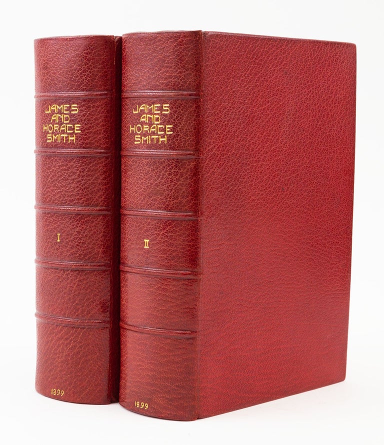 (ST19035) JAMES AND HORACE SMITH: A FAMILY NARRATIVE. BINDINGS - GUILD OF WOMEN BINDERS, ARTHUR BEAVAN, EXTRA-ILLUSTRATED BOOKS.