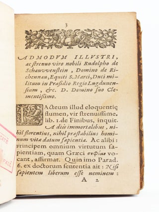 SCHENCKELIUS DETECTUS, SEU, MEMORIA ARTIFICIALIS HACTENUS OCCULTATA AC A MULTIS QUAM DIU DESIDERATA: NUNC PRIMUM IN GRATIAM OPTIMARUM ARTIUM, AC SAPIENTIAE STUDIOSORUM LUCE DONATA.