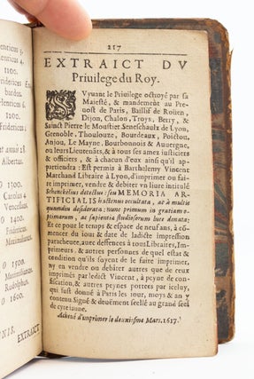 SCHENCKELIUS DETECTUS, SEU, MEMORIA ARTIFICIALIS HACTENUS OCCULTATA AC A MULTIS QUAM DIU DESIDERATA: NUNC PRIMUM IN GRATIAM OPTIMARUM ARTIUM, AC SAPIENTIAE STUDIOSORUM LUCE DONATA.