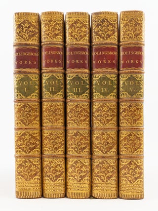 THE WORKS. HENRY ST. JOHN BOLINGBROKE, LORD VISCOUNT.