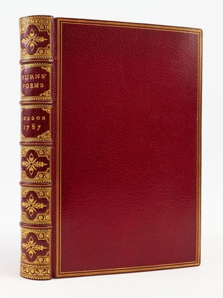 POEMS, CHIEFLY IN THE SCOTTISH DIALECT. ROBERT BURNS, BINDINGS - RIVIERE.