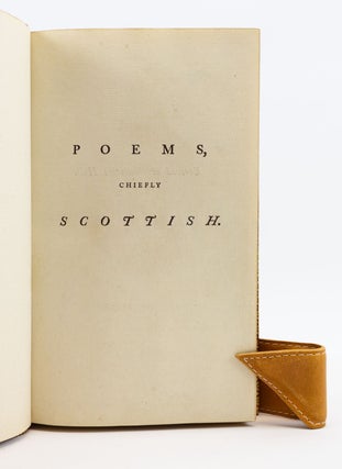 POEMS, CHIEFLY IN THE SCOTTISH DIALECT.