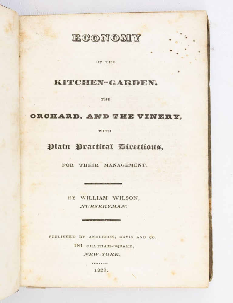 (ST19567-013) ECONOMY OF THE KITCHEN-GARDEN, THE ORCHARD, AND THE VINERY, WITH PLAIN...