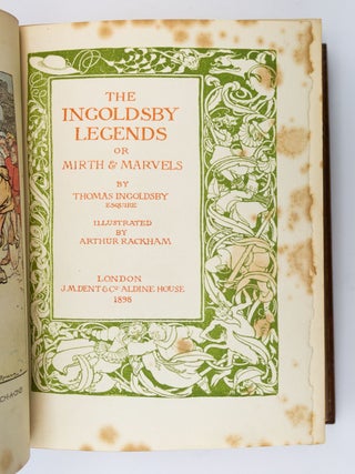 THE INGOLDSBY LEGENDS, OR MIRTH & MARVELS.