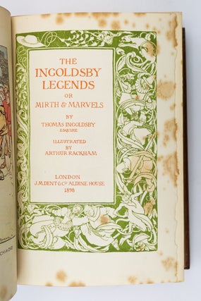 THE INGOLDSBY LEGENDS, OR MIRTH & MARVELS.