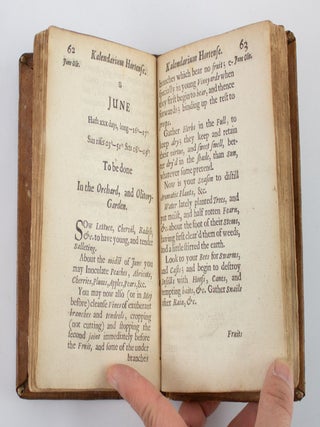KALENDARIUM HORTENSE: OR THE GARD'NERS ALMANAC.