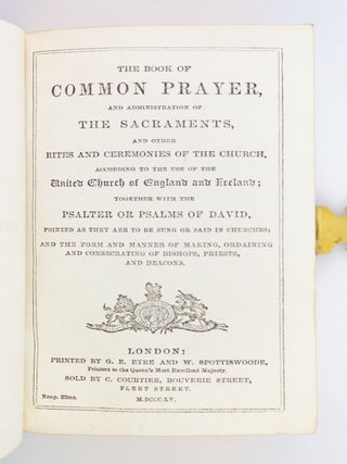 THE BOOK OF COMMON PRAYER.