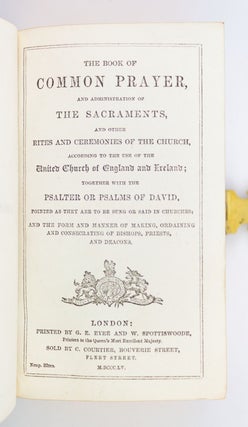 THE BOOK OF COMMON PRAYER.