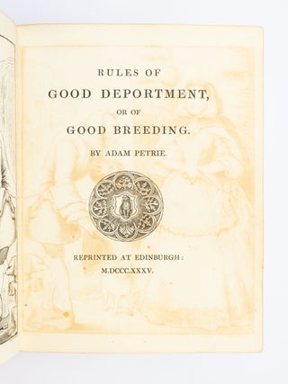 RULES OF GOOD DEPORTMENT, OR OF GOOD BREEDING.
