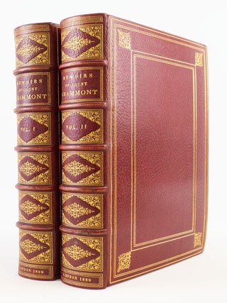 MEMOIRS OF COUNT GRAMMONT. BINDINGS - MARIUS MICHEL, ANTHONY HAMILTON.