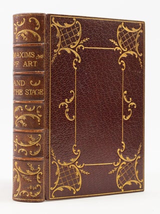 FRENCH FOLLY IN MAXIMS OF ART. [bound with] FRENCH FOLLY IN MAXIMS OF THE STAGE. HENRI P&Egrave;NE DU BOIS.