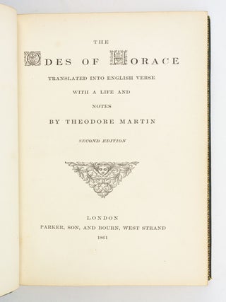 THE ODES OF HORACE.