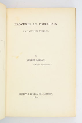 PROVERBS IN PORCELAIN.