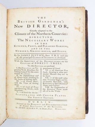 THE BRITISH GARDENER'S NEW DIRECTOR.