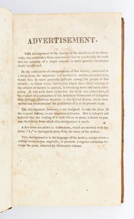 THE HISTORY OF THE RISE, PROGRESS AND ACCOMPLISHMENT OF THE ABOLITION OF THE AFRICAN SLAVE-TRADE BY THE BRITISH PARLIAMENT.