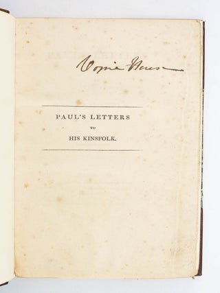 PAUL'S LETTERS TO HIS KINFOLK.