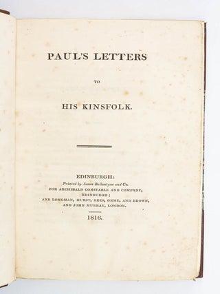 PAUL'S LETTERS TO HIS KINFOLK.