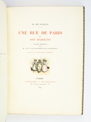 UNE RUE DE PARIS ET SON HABITANT.