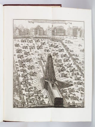 CASTELLI, E PONTI CON ALCUNE INGEGNOSE PRATICHE, E CON LA DESCRIZIONE DEL TRASPORTO DELL' OBELISCO VATICANO E DI ALTRI DI D. FONTANA. [bound with] CONTIGNATIONES AC PONTES NICOLAI ZABAGLIA.