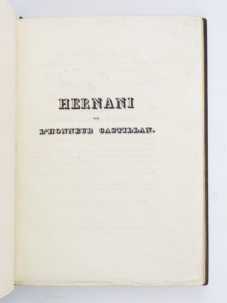 HERNANI OU L'HONNEUR CASTILLAN.