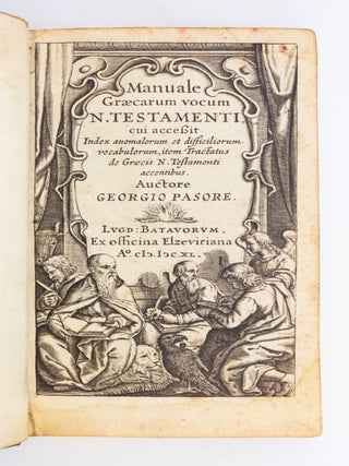 MANUALE GRAECARUM VOCUM N. TESTAMENTI, CUI ACCESSIT INDEX ANOMALORUM ET DIFFICILIORUM VOCABULORUM, ITEM TRACTATUS DE GRÆCIS N. TESTAMENTI ACCENTIBUS.