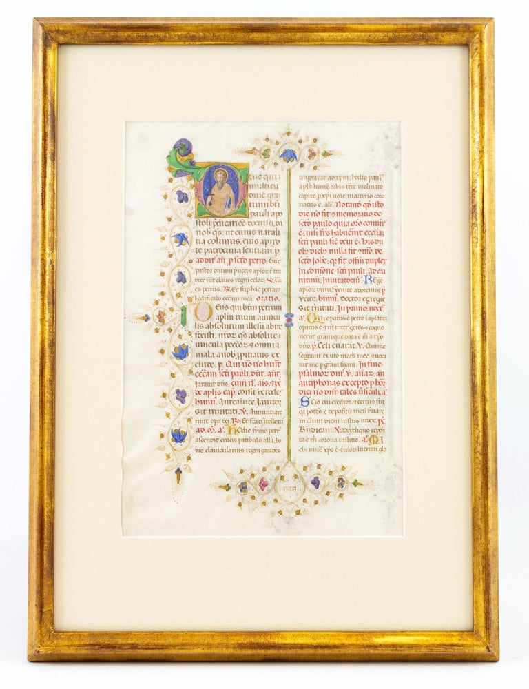 (ST19880) TEXT FROM THE FEAST OF STS. PETER AND PAUL. FROM THE LLANGATTOCK BREVIARY A...