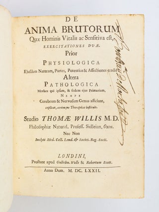 DE ANIMA BRUTORUM QUAE HOMINIS VITALIS AC SENSITIVA EST, EXERCITATIONES DUAE.