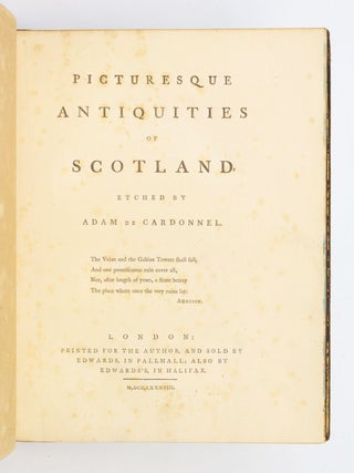 PICTURESQUE ANTIQUITIES OF SCOTLAND (PARTS I AND II).