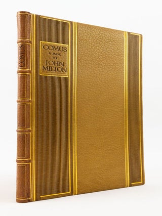 COMUS: A MASK. GREGYNOG PRESS, BINDINGS - GEORGE FISHER AND BLAIR.
