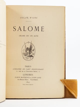 SALOM&Eacute;: DRAME EN UN ACTE.