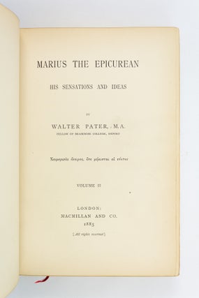 MARIUS THE EPICUREAN.