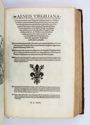 OPERA VIRGILIANA CUM DECEM COMMENTIS.