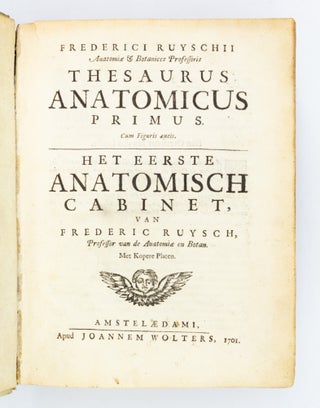 THESAURUS ANATOMICUS -- ANATOMISCH CABINET.