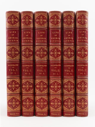 THE LIFE, LETTERS, AND JOURNALS OF GEORGE TICKNOR. EXTRA-ILLUSTRATED BOOKS, HILLIARD, BINDINGS - SETS, GEORGE TICKNOR.