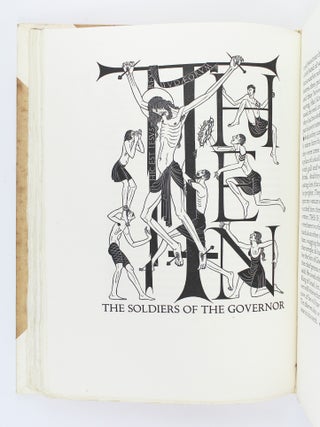 THE FOUR GOSPELS. GOLDEN COCKEREL PRESS, BIBLE IN ENGLISH.