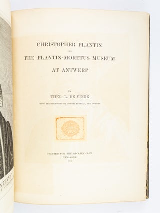 CHRISTOPHER PLANTIN AND THE PLANTIN-MORETUS MUSEUM AT ANTWERP.