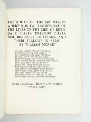THE ROOTS OF THE MOUNTAINS.
