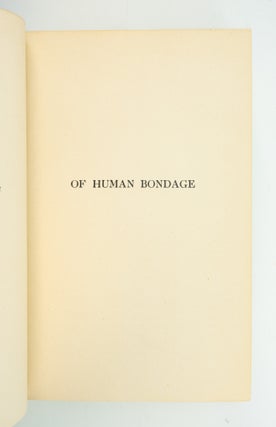 OF HUMAN BONDAGE.