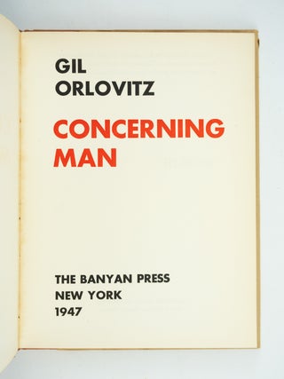 CONCERNING MAN.