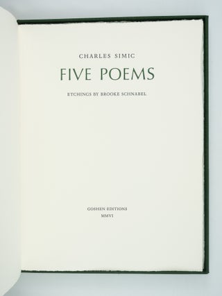 FIVE POEMS.