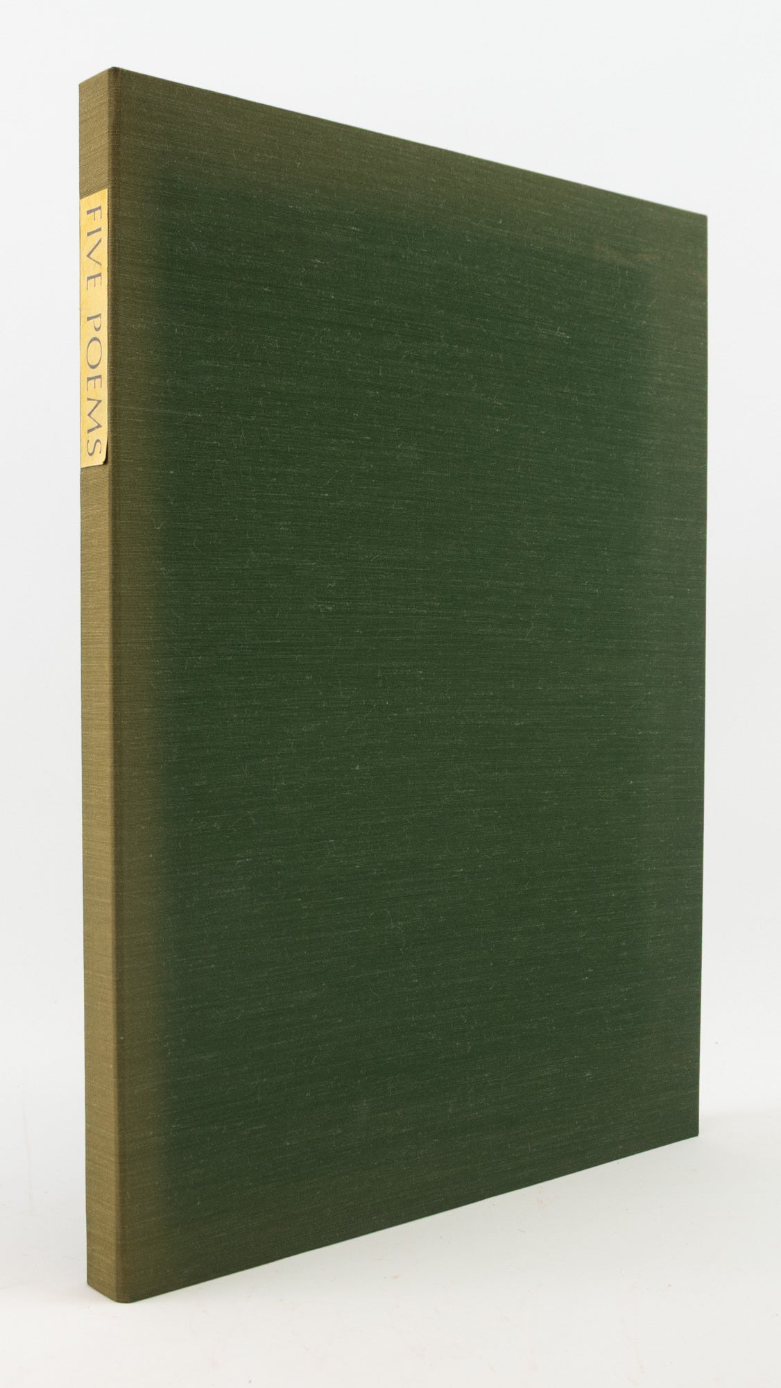 Katt Ran FIVE POEMS | KAT RAN PRESS, CHARLES SIMIC | No. 2 OF 30 COPIES
