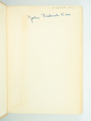 SUMMER KNOWLEDGE. NEW AND SELECTED POEMS: 1938-1958.