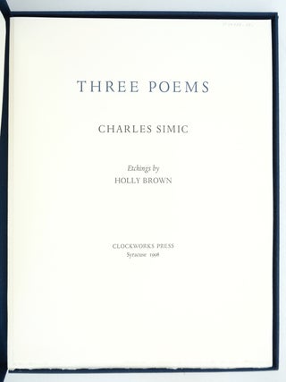 THREE POEMS.