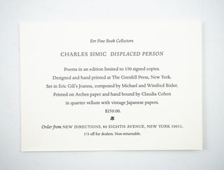 DISPLACED PERSON.