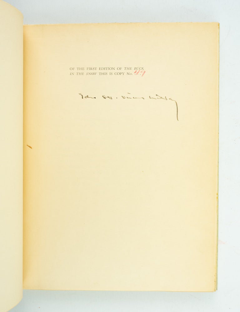 (ST20338-086) THE BUCK IN THE SNOW. EDNA ST. VINCENT MILLAY